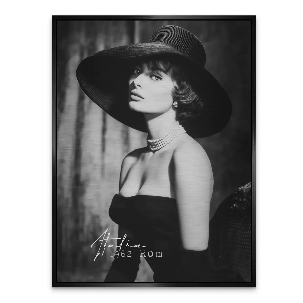 Sophia Loren Italia Aluminiumbild gebürstet