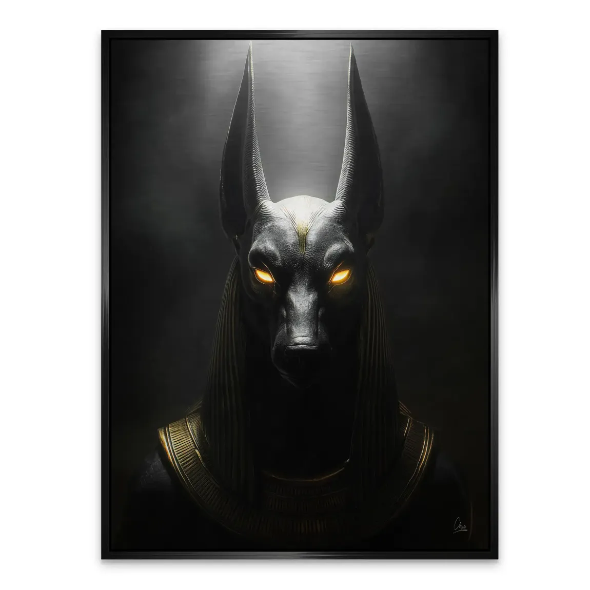 Dark Anubis Alu Gebürstet Bild