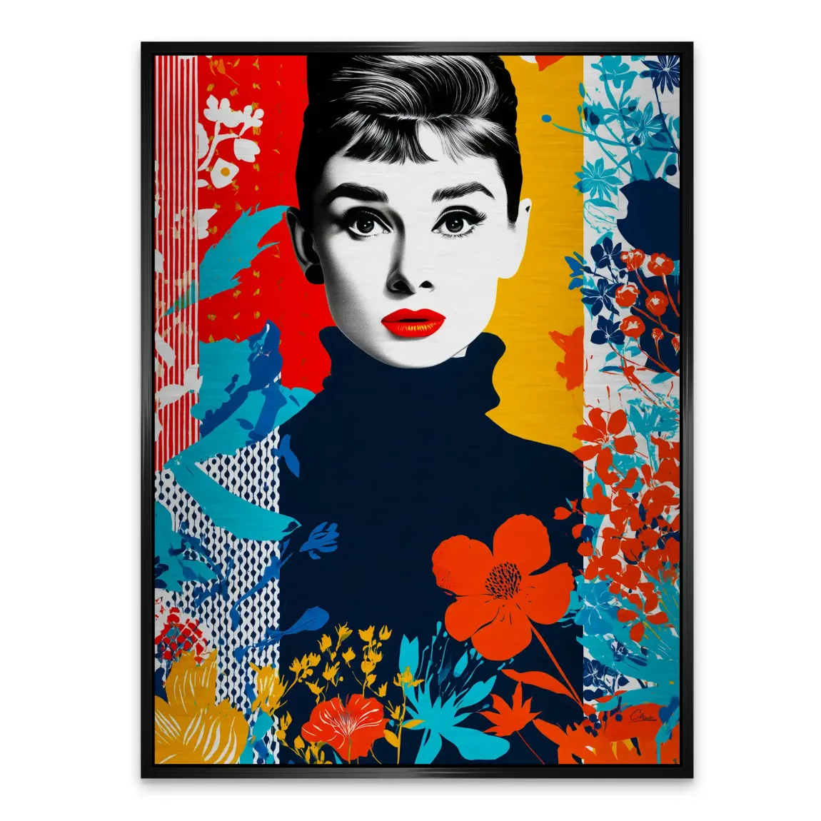 Audrey Hepburn Bloom Edition Aludibond Gebürstet INGALERIE