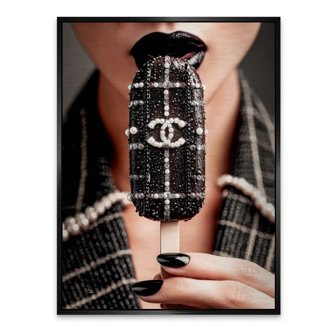 Black Pearl Ice Couture Alu Gebürstet  Bild
