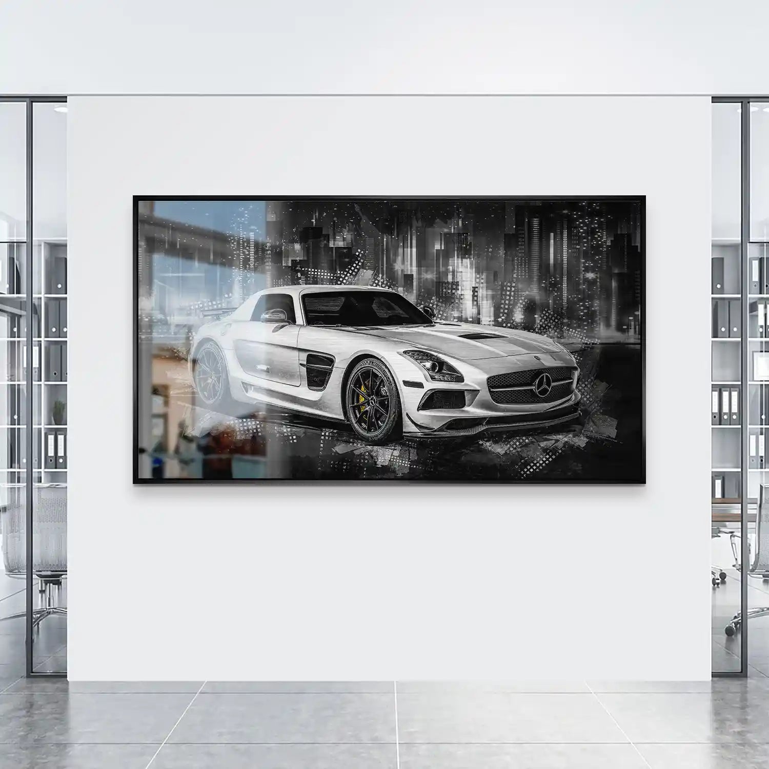 Mercedes SLS City Style Alu Gebürstet INGALERIE