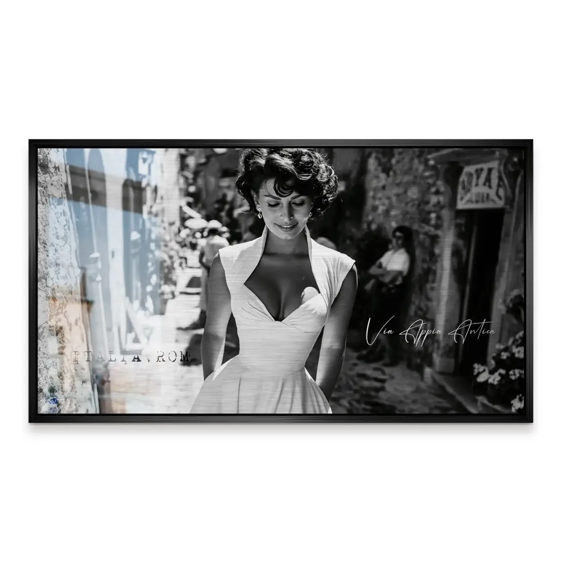 Sophia Loren Roma Aluminiumbild gebürstet