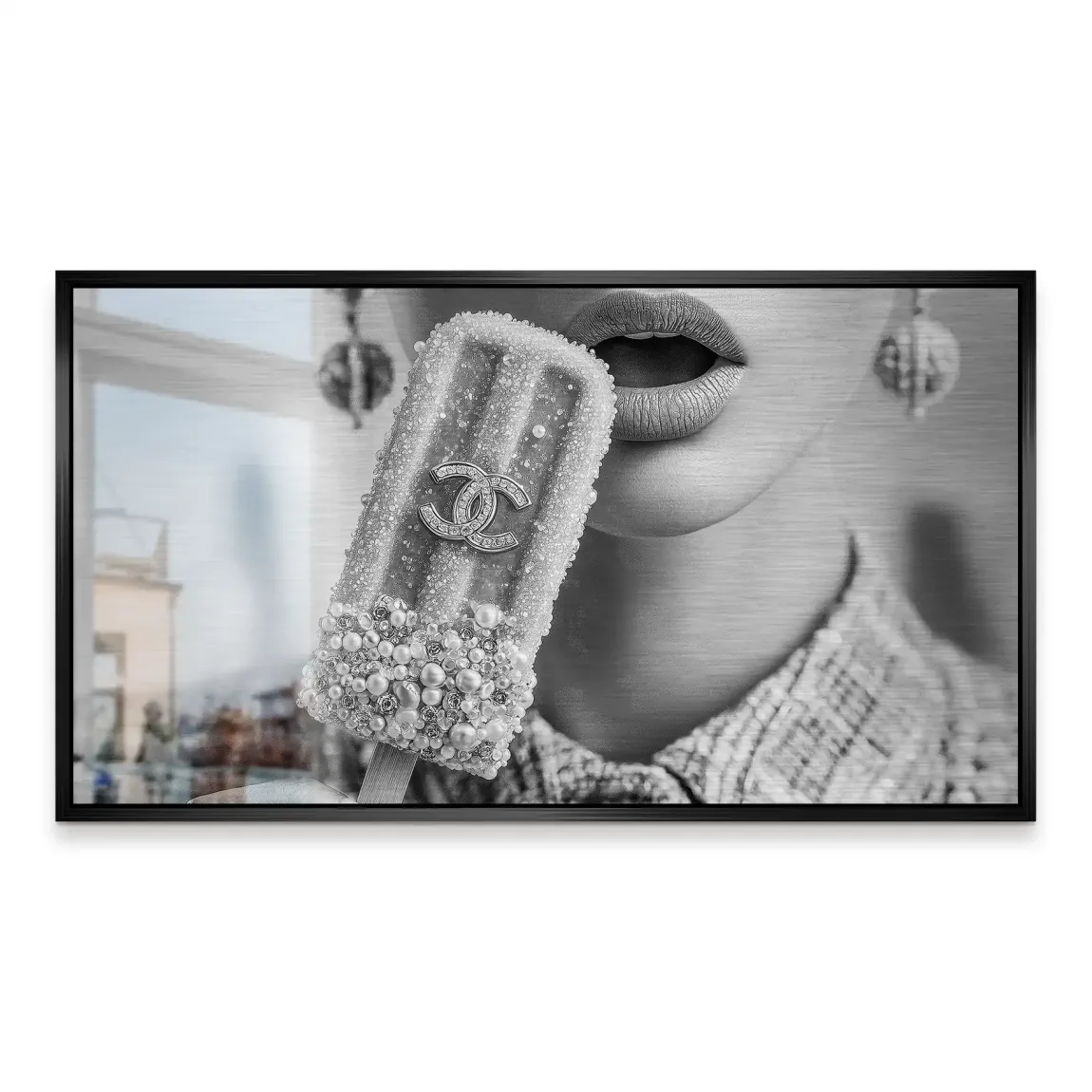 Coco Ice Art Black Edition Alu Gebürstet