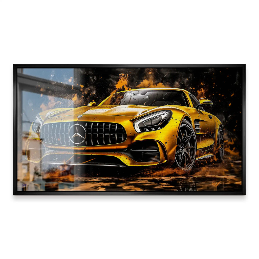 Mercedes AMG GT Modern Style Style Alu Gebürstet INGALERIE