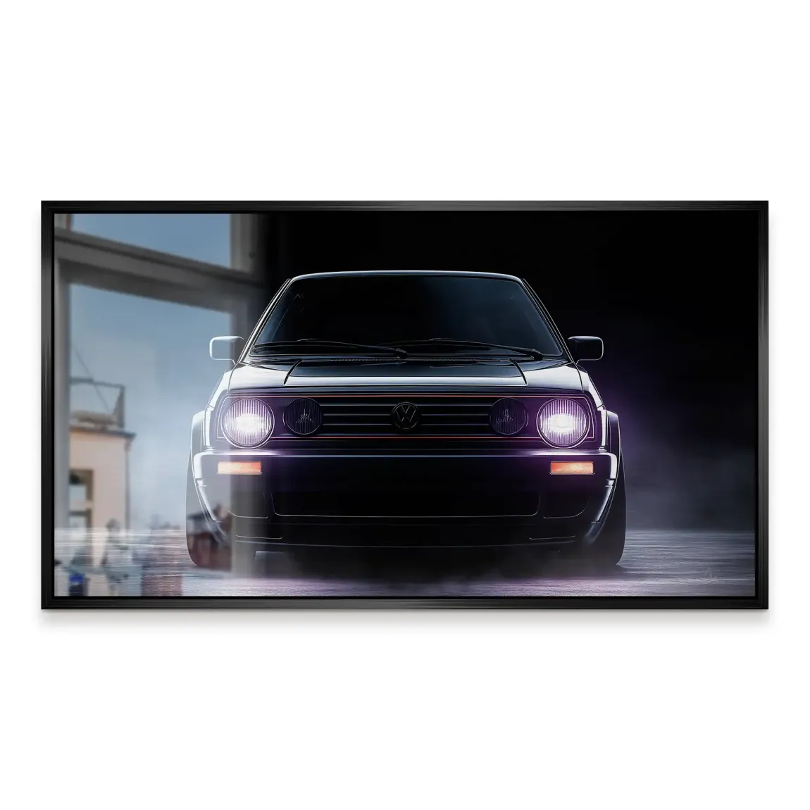 VW Golf Old School Alu Gebürstet