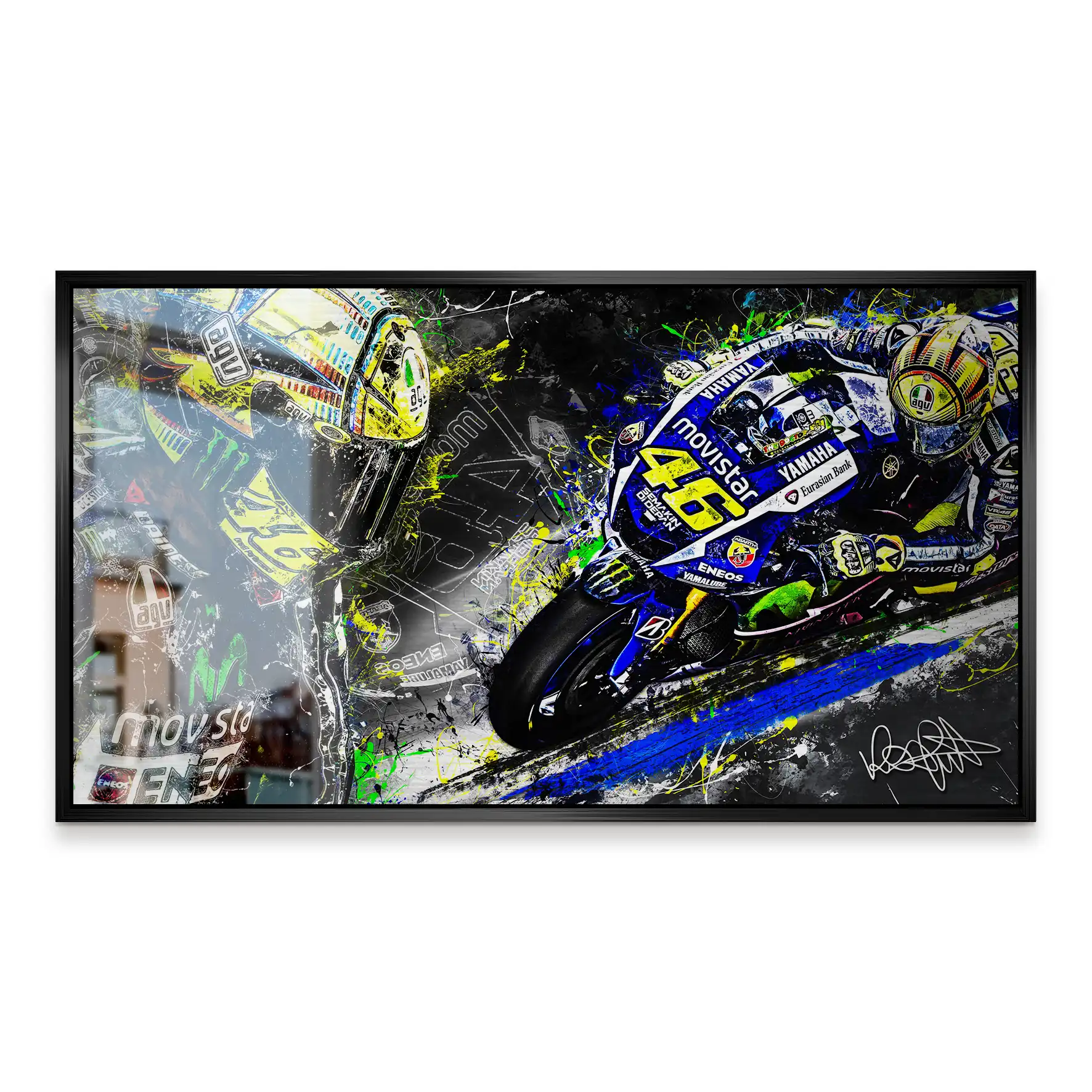 Rossi Yamaha Art Alu Gebürstet INGALERiE