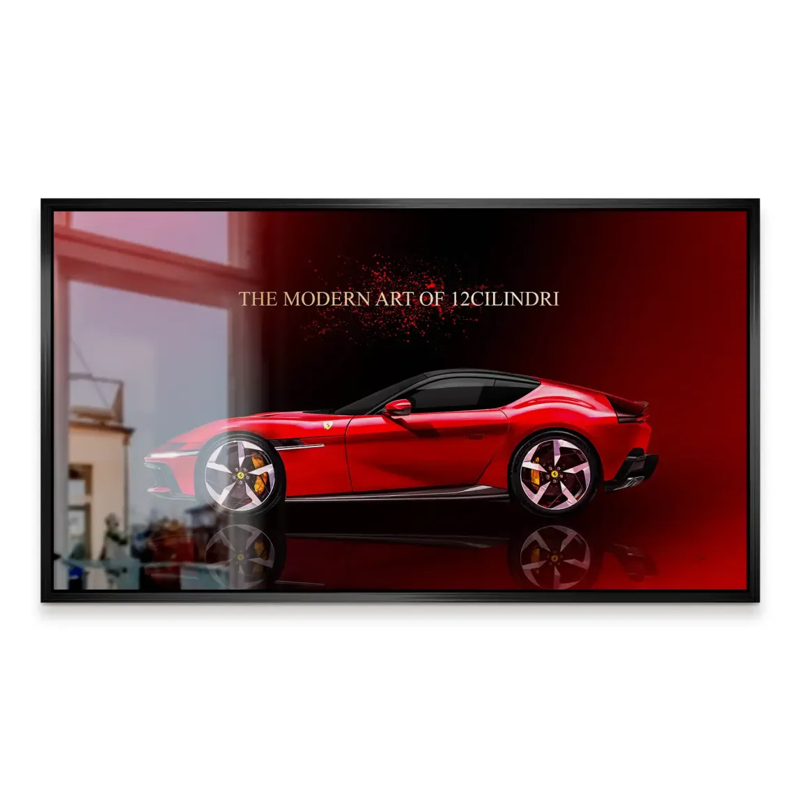 Ferrari Prestige Art Alu Gebürstet