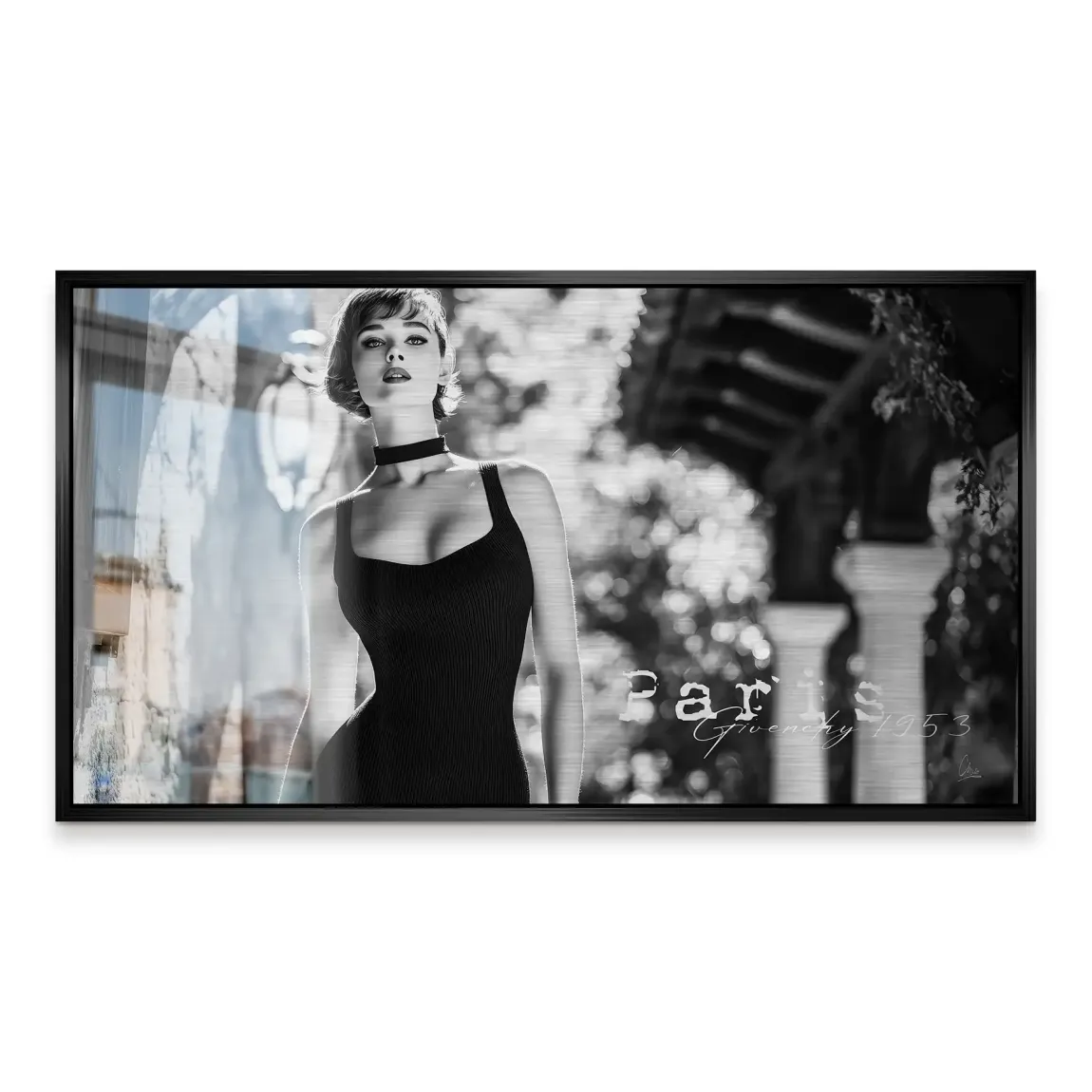 Audrey Hepburn Givenchy Alu Gebürstet