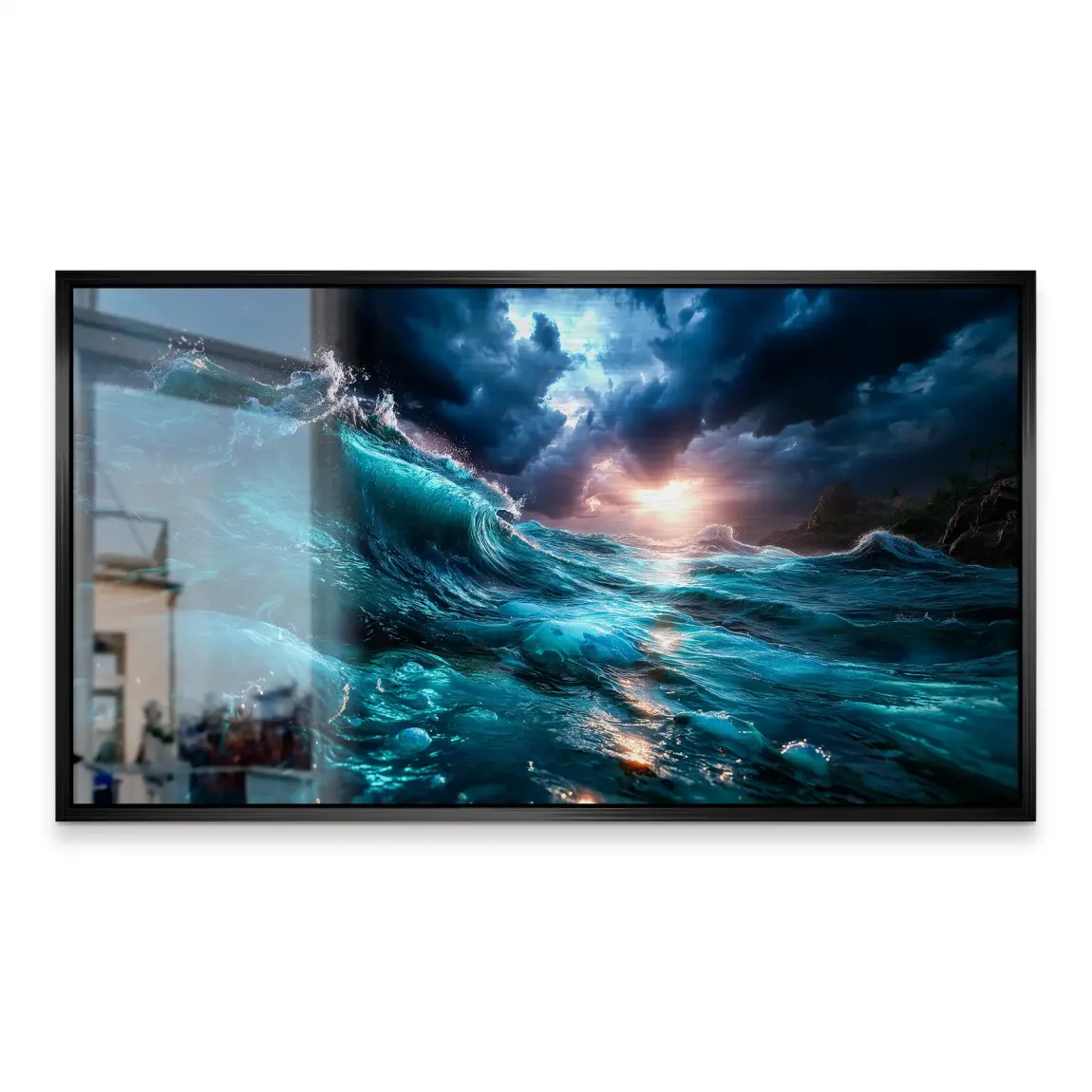 Wildes Meer Alu Gebürstet