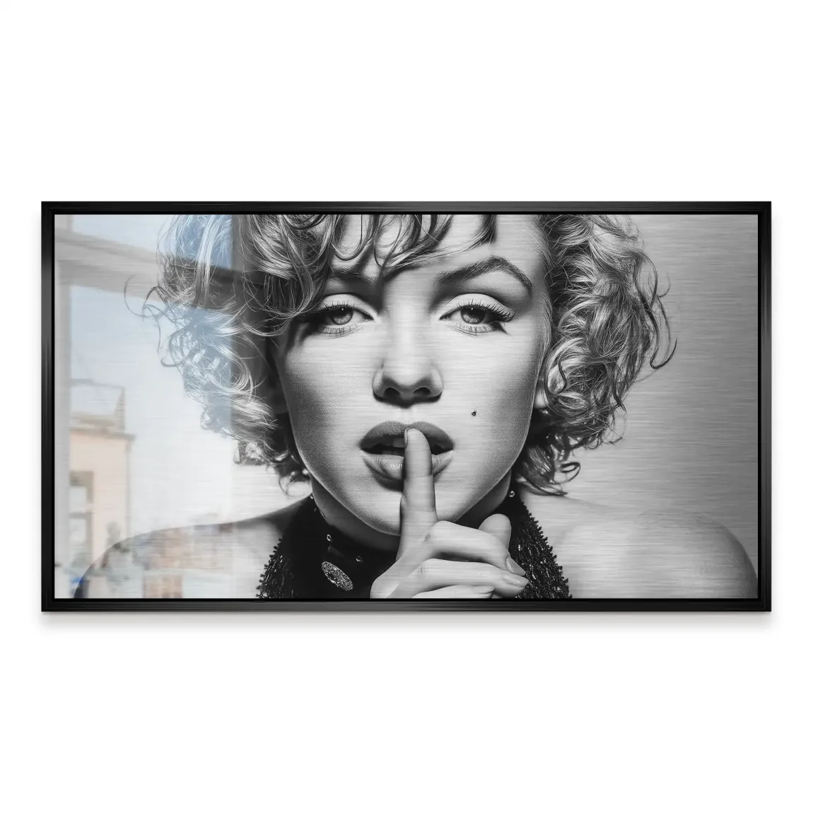 Marilyn Silent Secret Black Alu Gebürstet