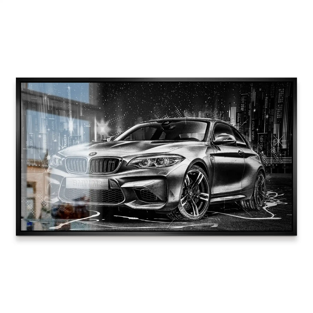 BMW M2 Black Style Alu Gebürstet INGALERIE