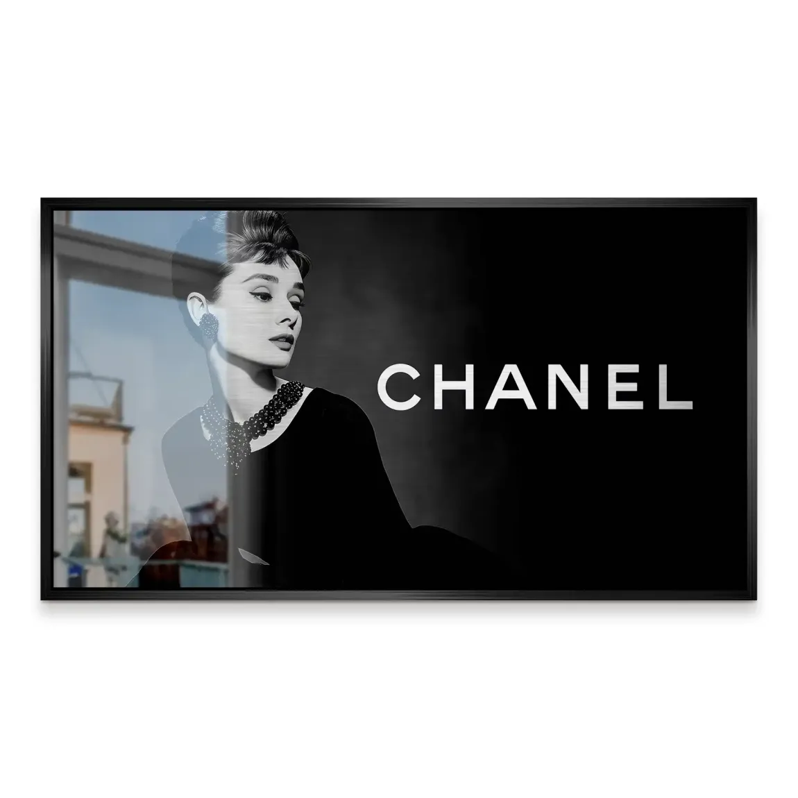 Audrey Noir Elegance Alu Gebürstet