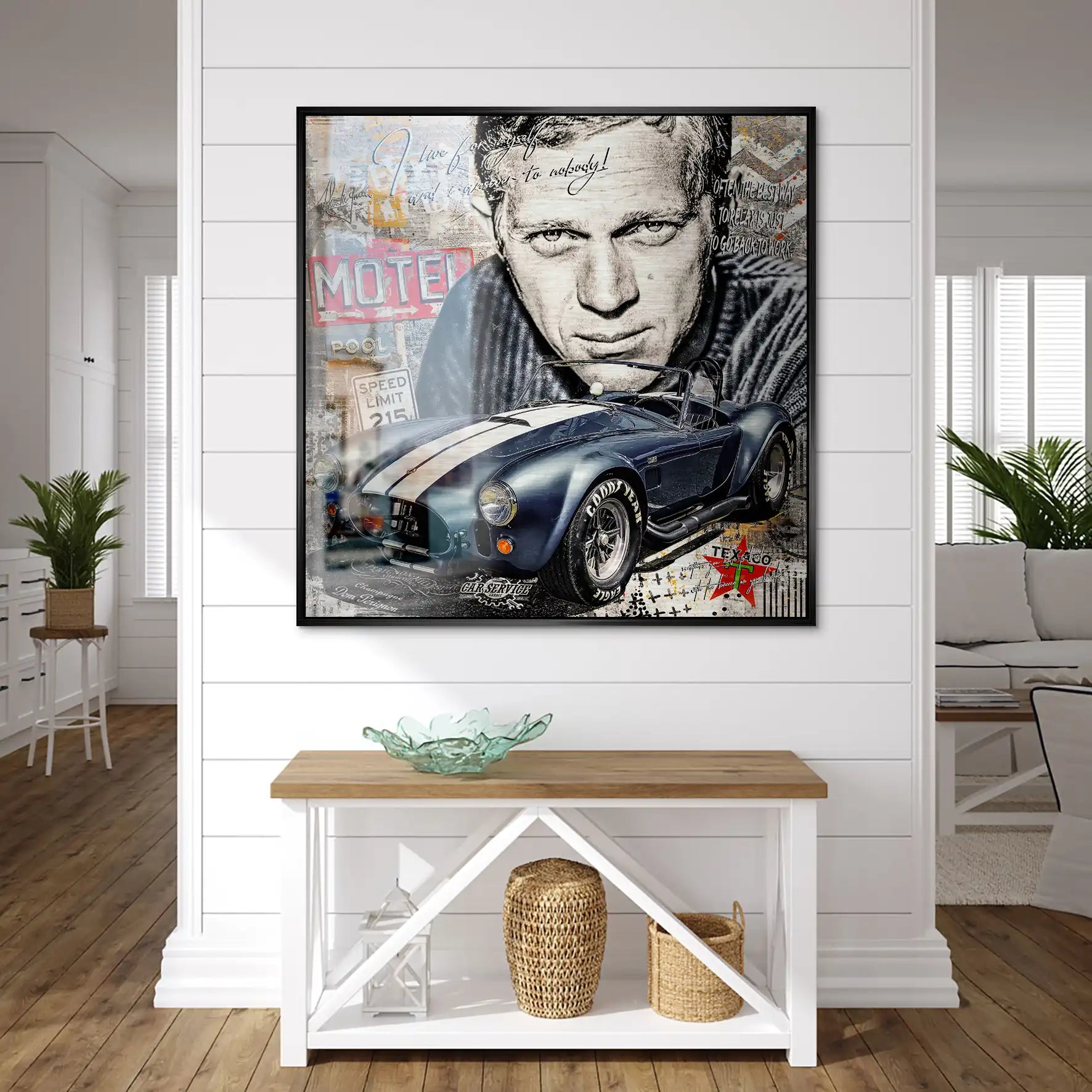 Steve AC Cobra Pop Art Alu Gebürstet INGALERIE