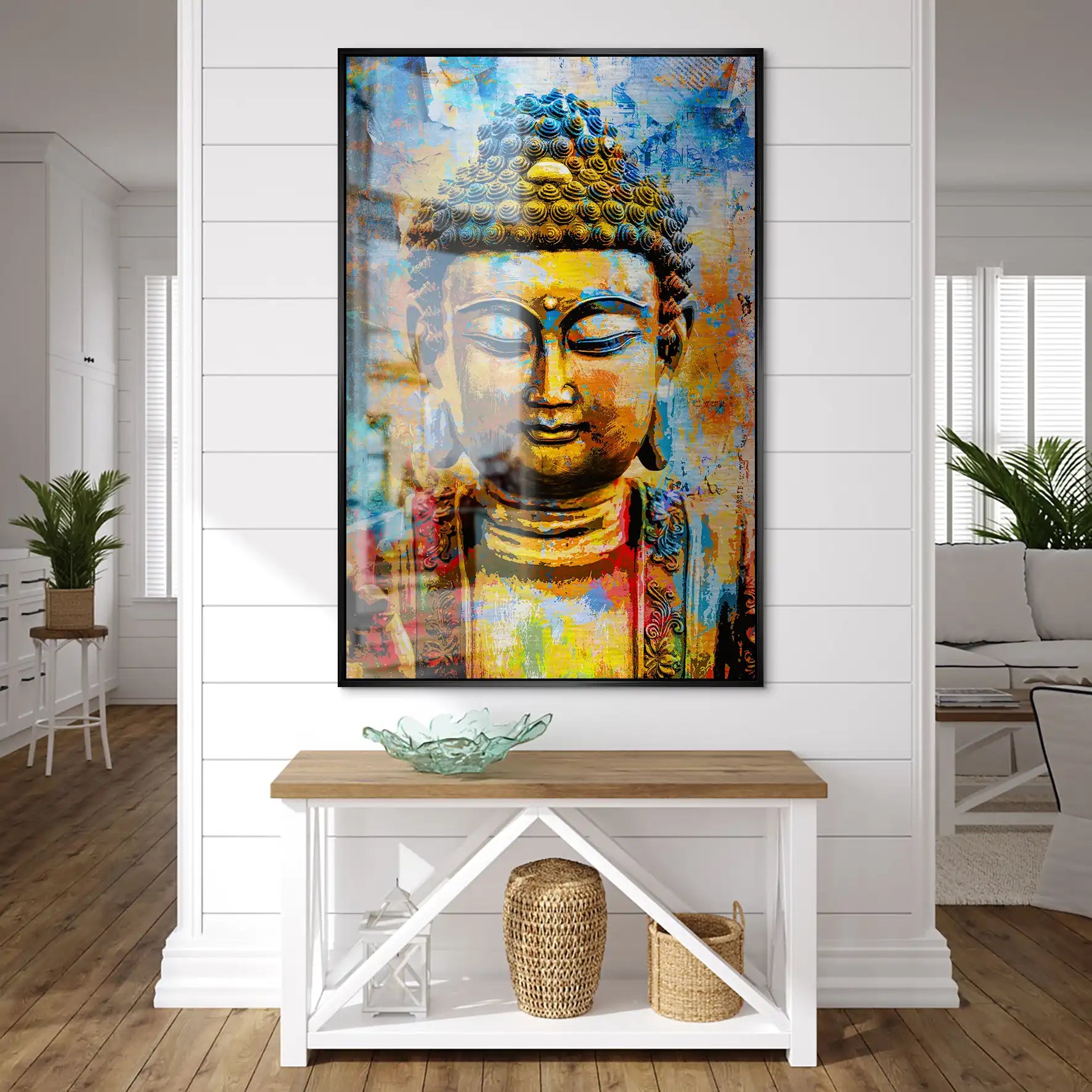 Buddha Color Style AluDibond Gebürstet INGALERIE