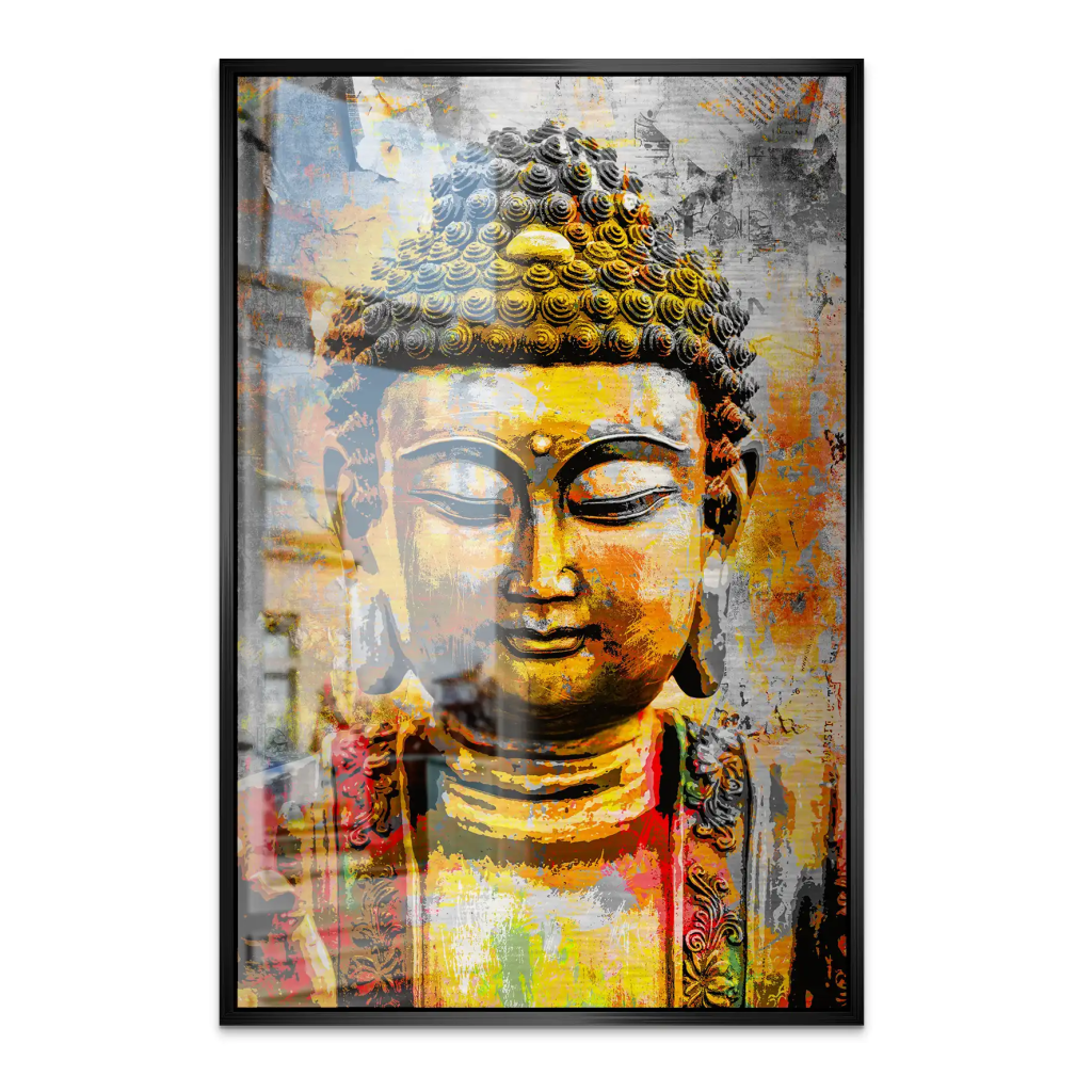 Buddha Boho Style AluDibond Gebürstet INGALERIE