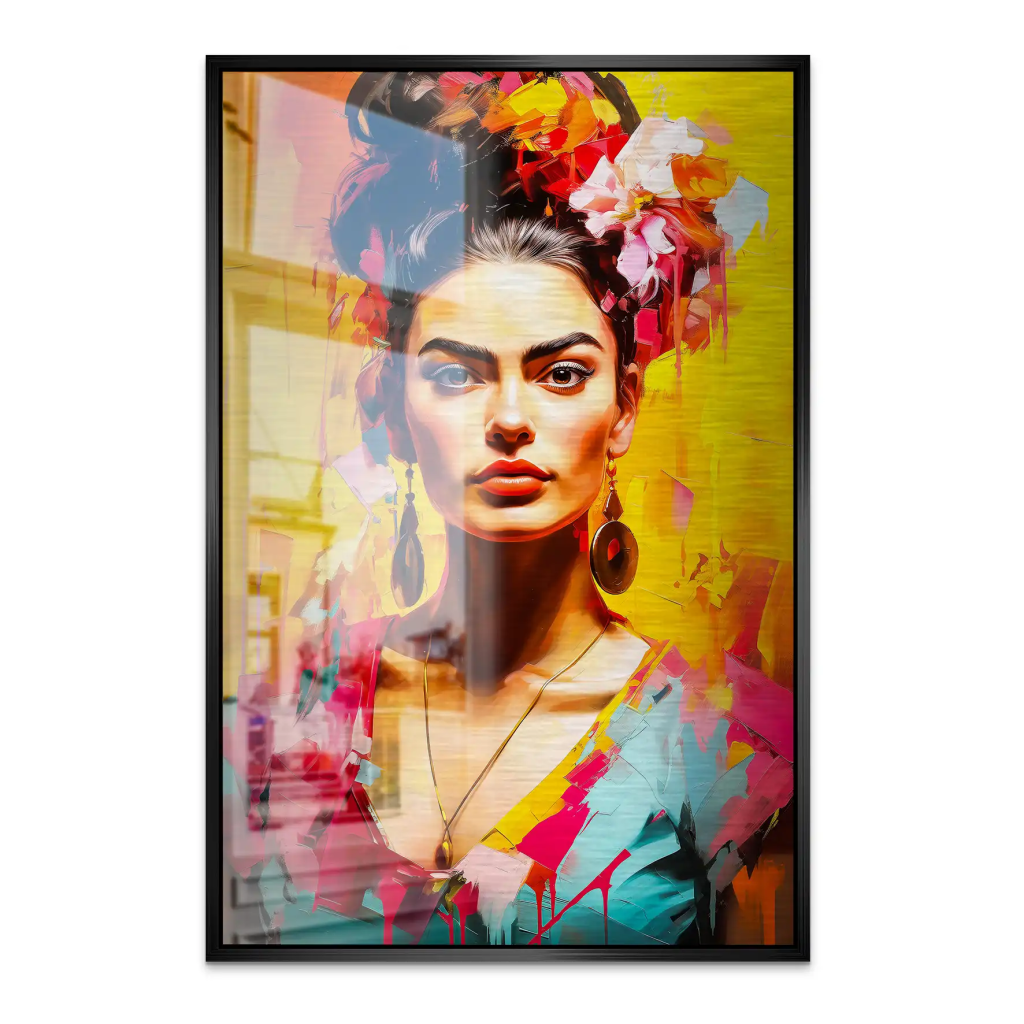 Frida Beauty Flower AluDibond Gebürstet INGALERIE