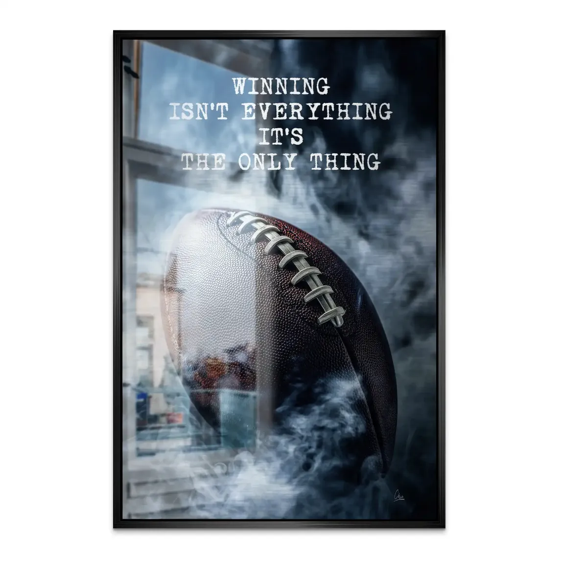 Winning Mindset Alu Dibond Bild gebürstet