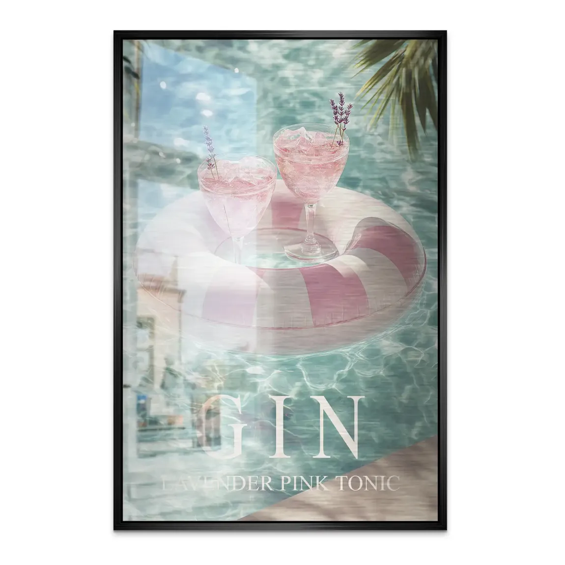 Gin Lavender Dream Alu Dibond Bild gebürstet