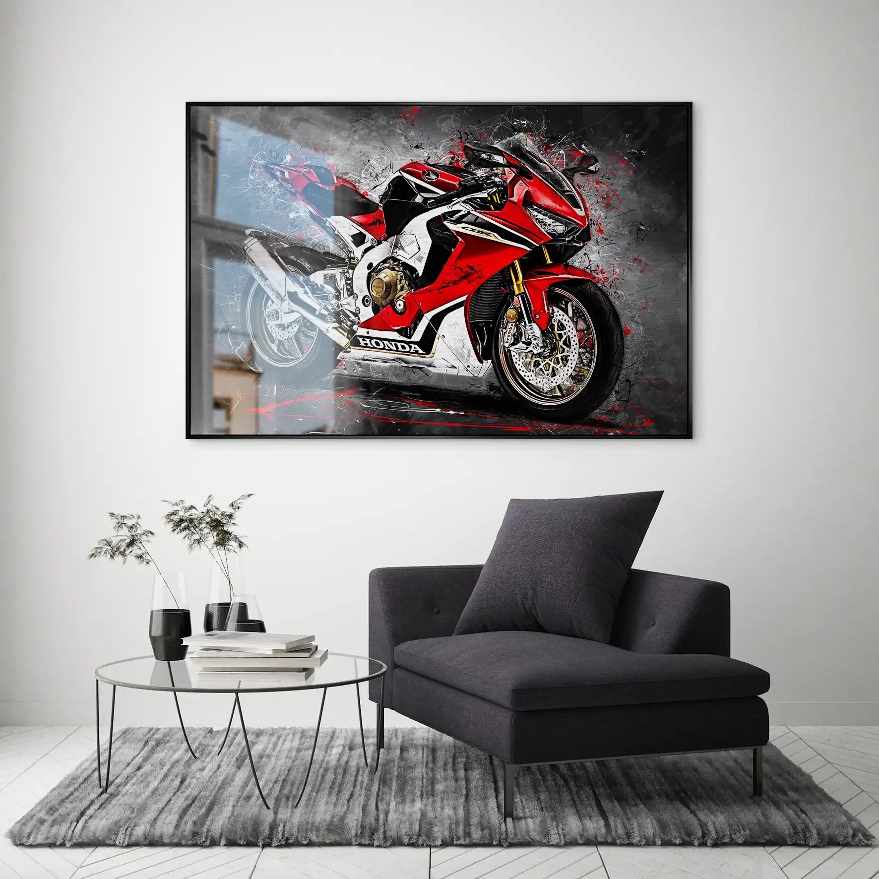 Honda CBR 1000 RR SP AluDibond Gebürstet INGALERIE