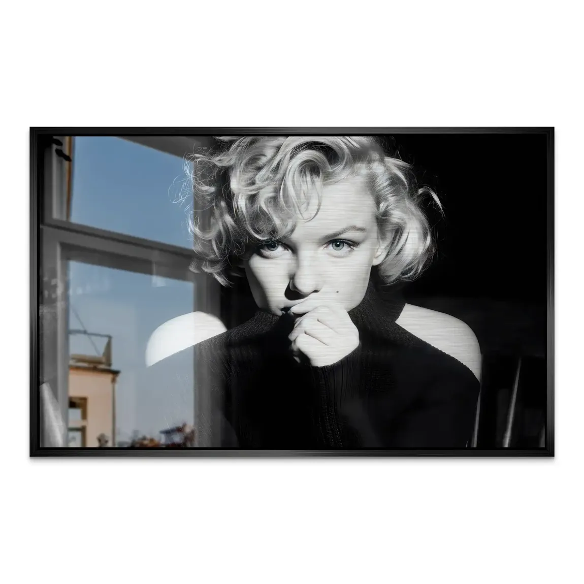 Marilyn Monroe Silent Glamour Alu Dibond Gebürstet INGALERIE