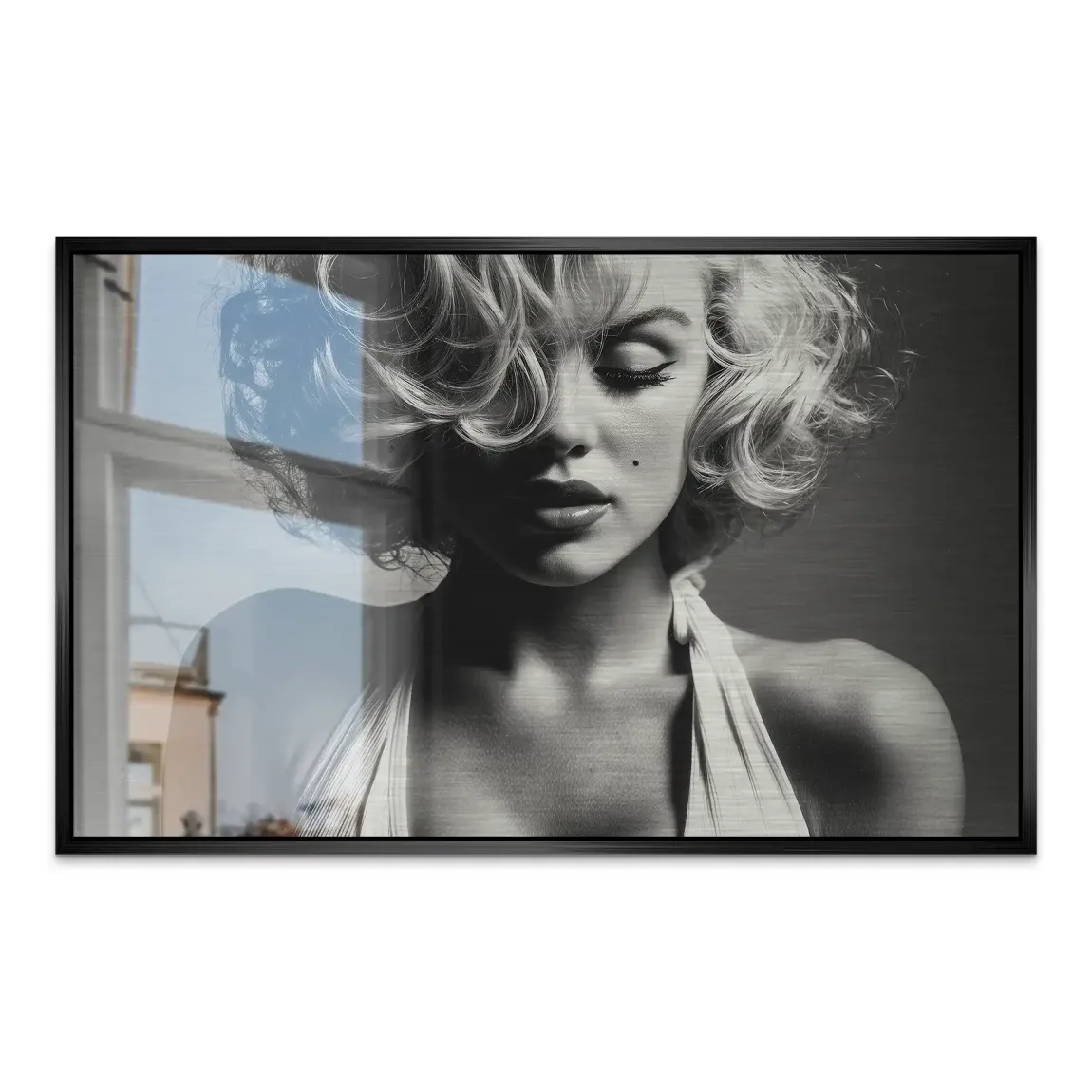 Marilyn sinnliche Ruhe AluDibond Gebürstet