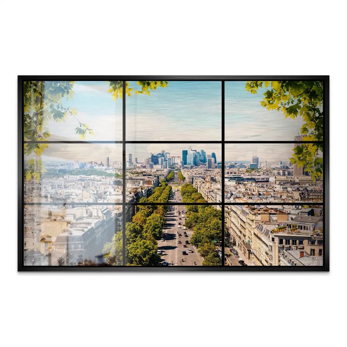 Paris Avenue AluDibond Gebürstet