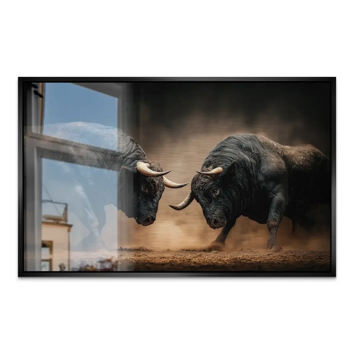 Bulls of Valor Alu Dibond Gebürstet