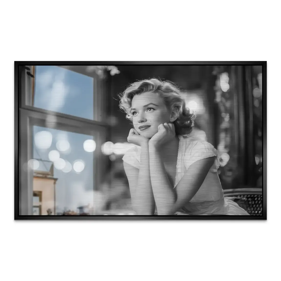 Marilyn Nightwish Noir AluDibond Gebürstet