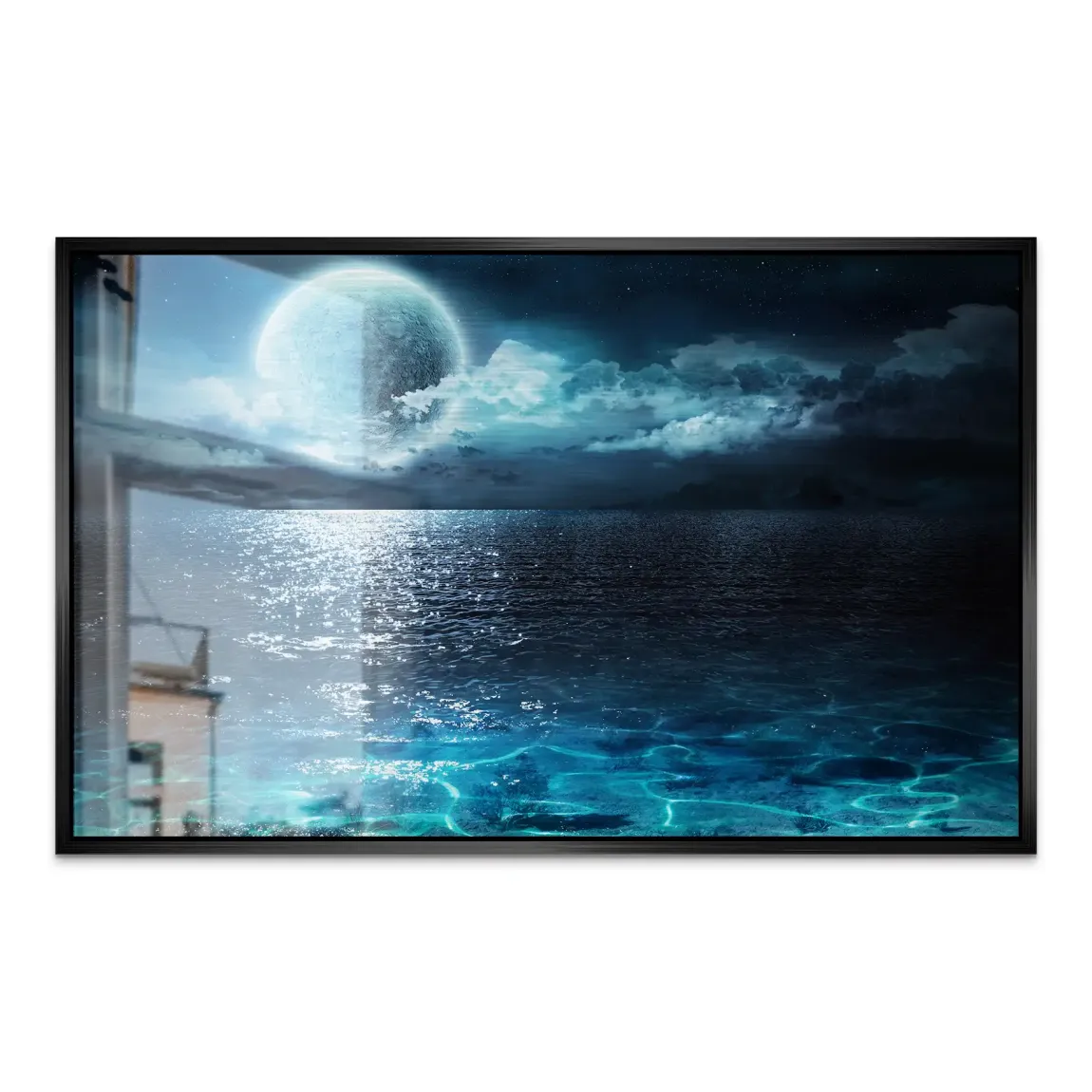 Moonlight Ocean Dream AluDibond Gebürstet