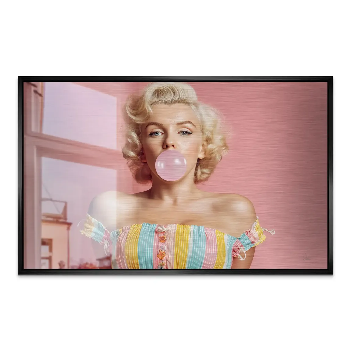 Marilyn Monroe Candy Pop AluDibond Gebürstet