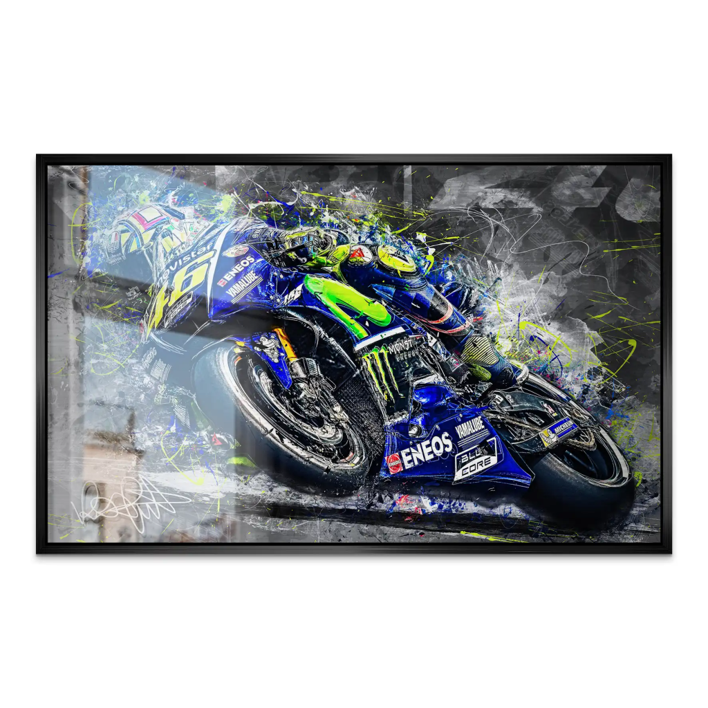 Yamaha Rossi Style AluDibond Gebürstet INGALERIE