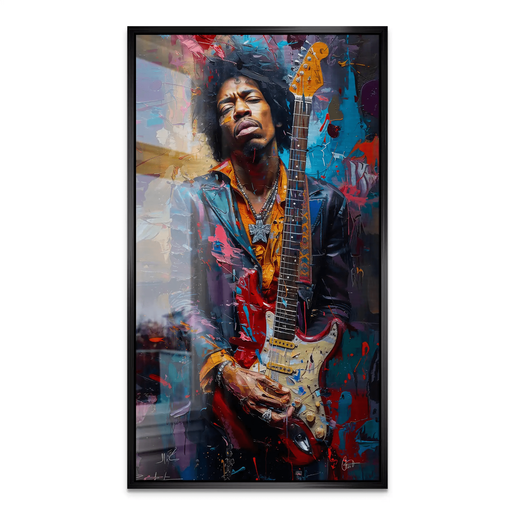 Jimi Abstrakt Color Alu Gebürstet INGALERiE