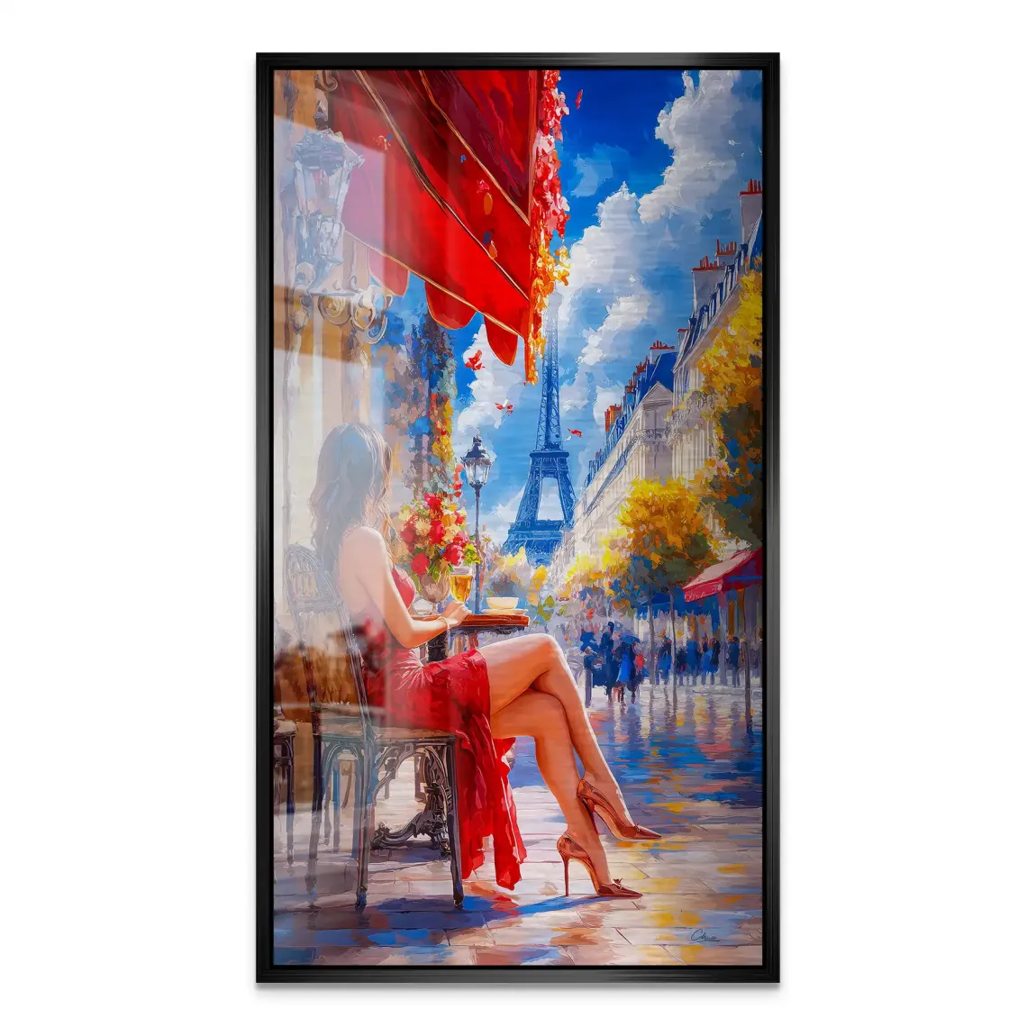 Café Rouge à Paris Alu Gebürstet INGALERiE