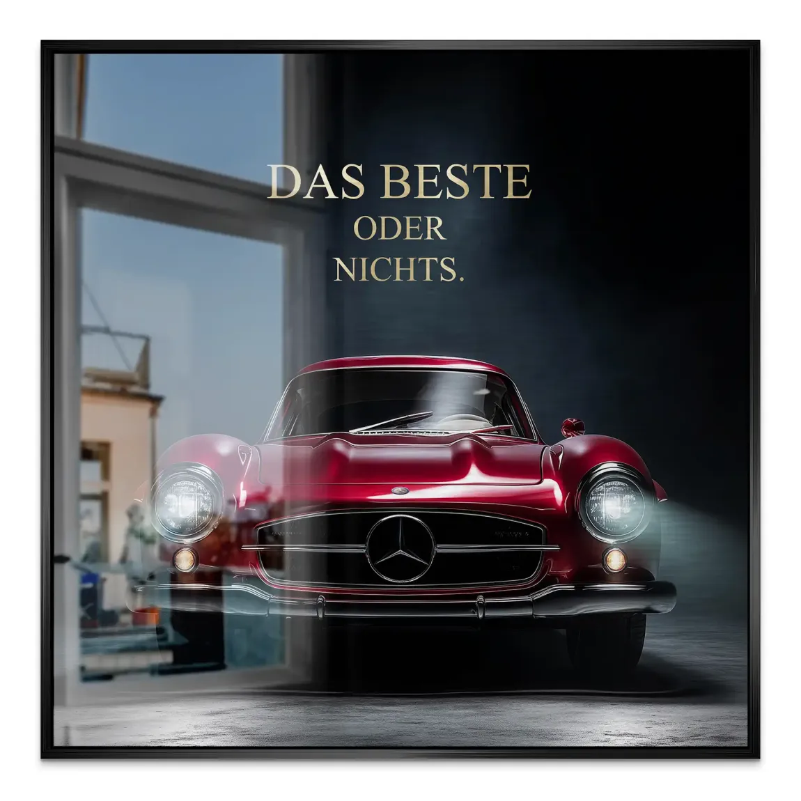 Red Legend Mercedes 300SL Alu Gebürstet Bild