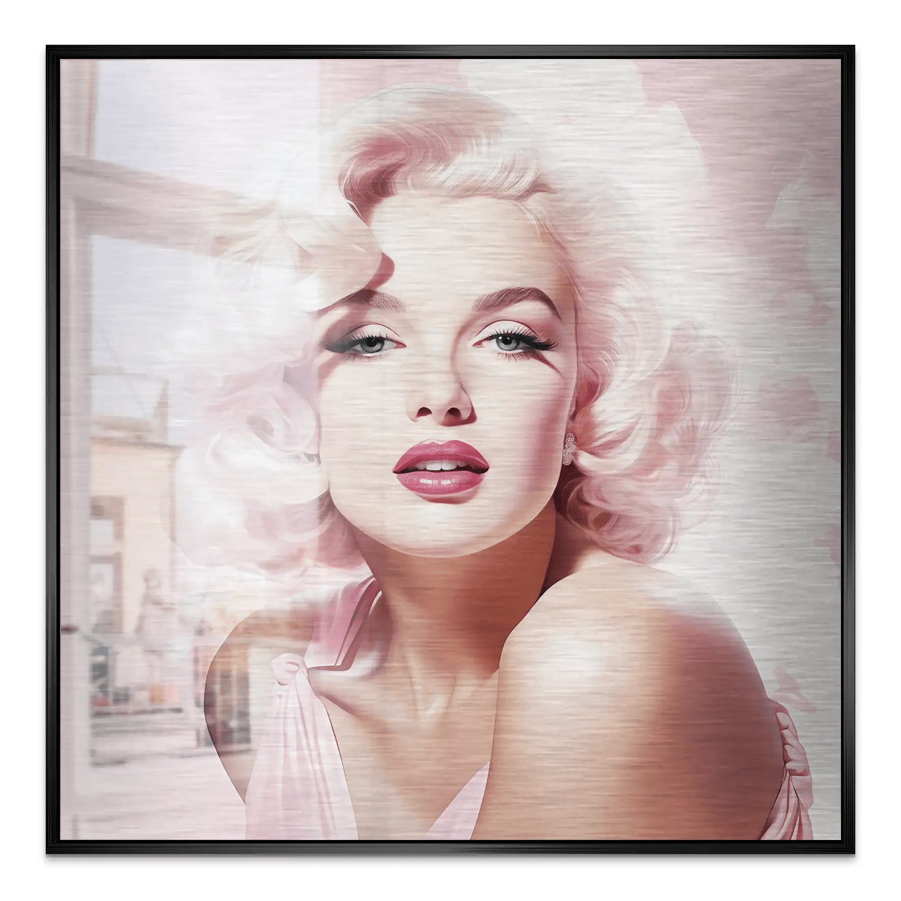 Pink Marilyn Alu Gebürstet INGALERIE