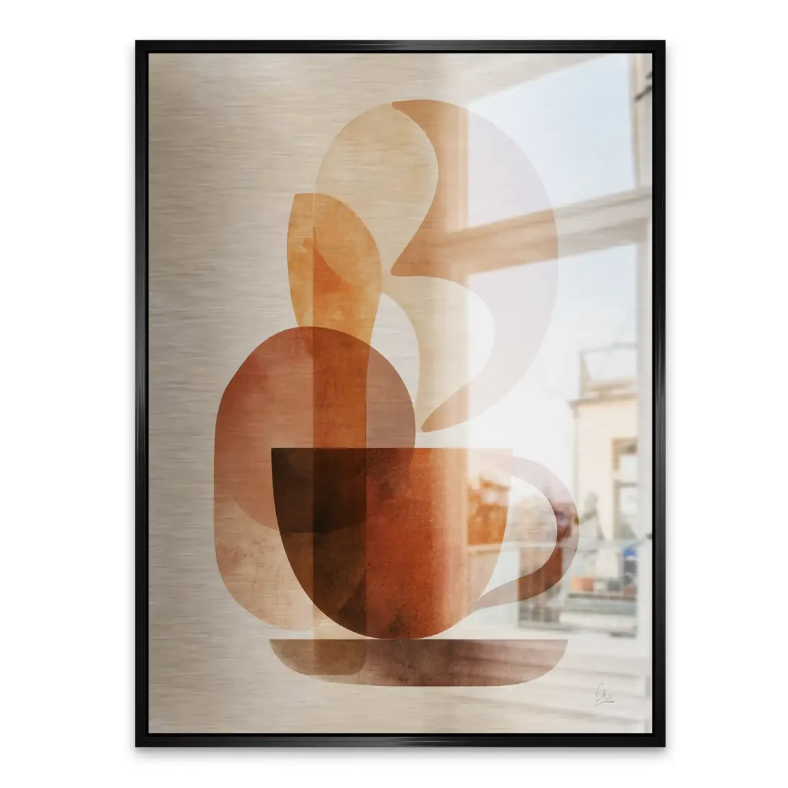 Warm Aroma Alu Gebürstet Bild