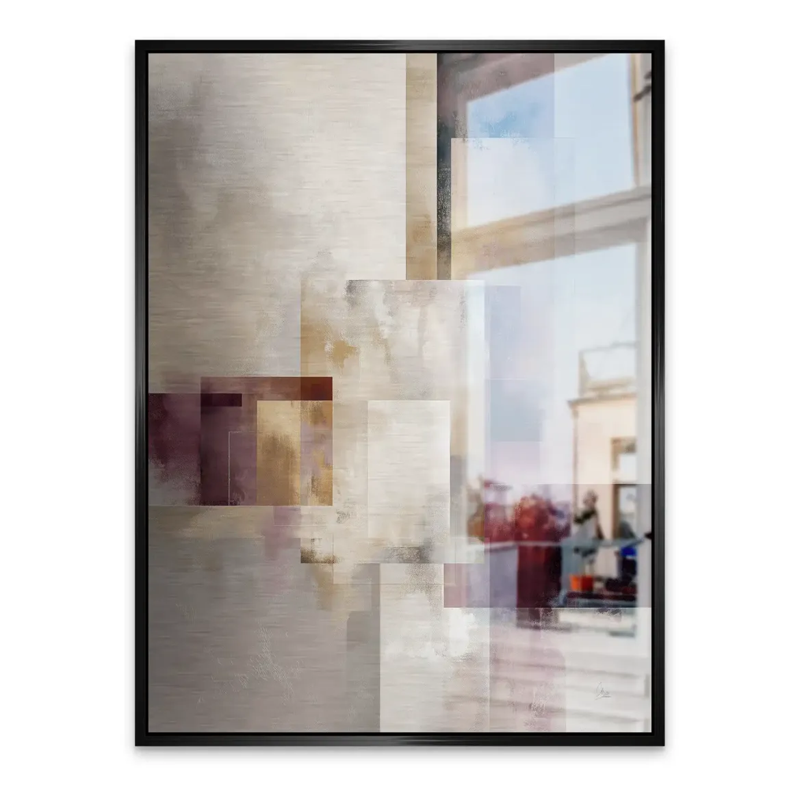 Mystic Geometry Alu Gebürstet Bild