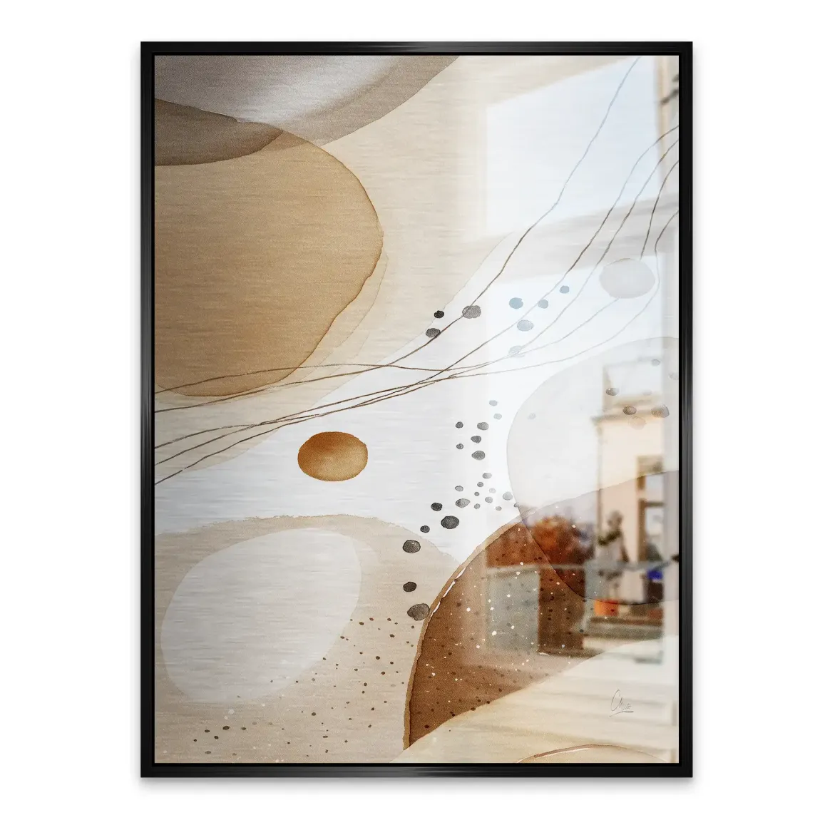 Desert Mirage Alu Gebürstet Bild