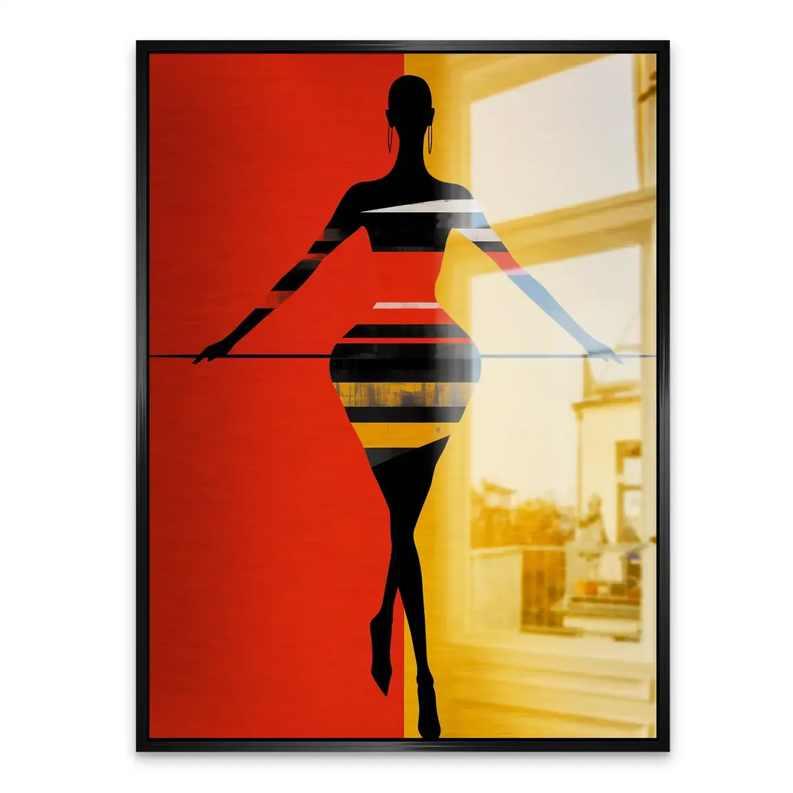 Balance der Elemente Alu Gebürstet Bild INGALERIE