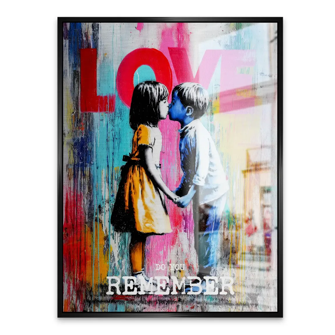 First Kiss Alu Gebürstet Bild