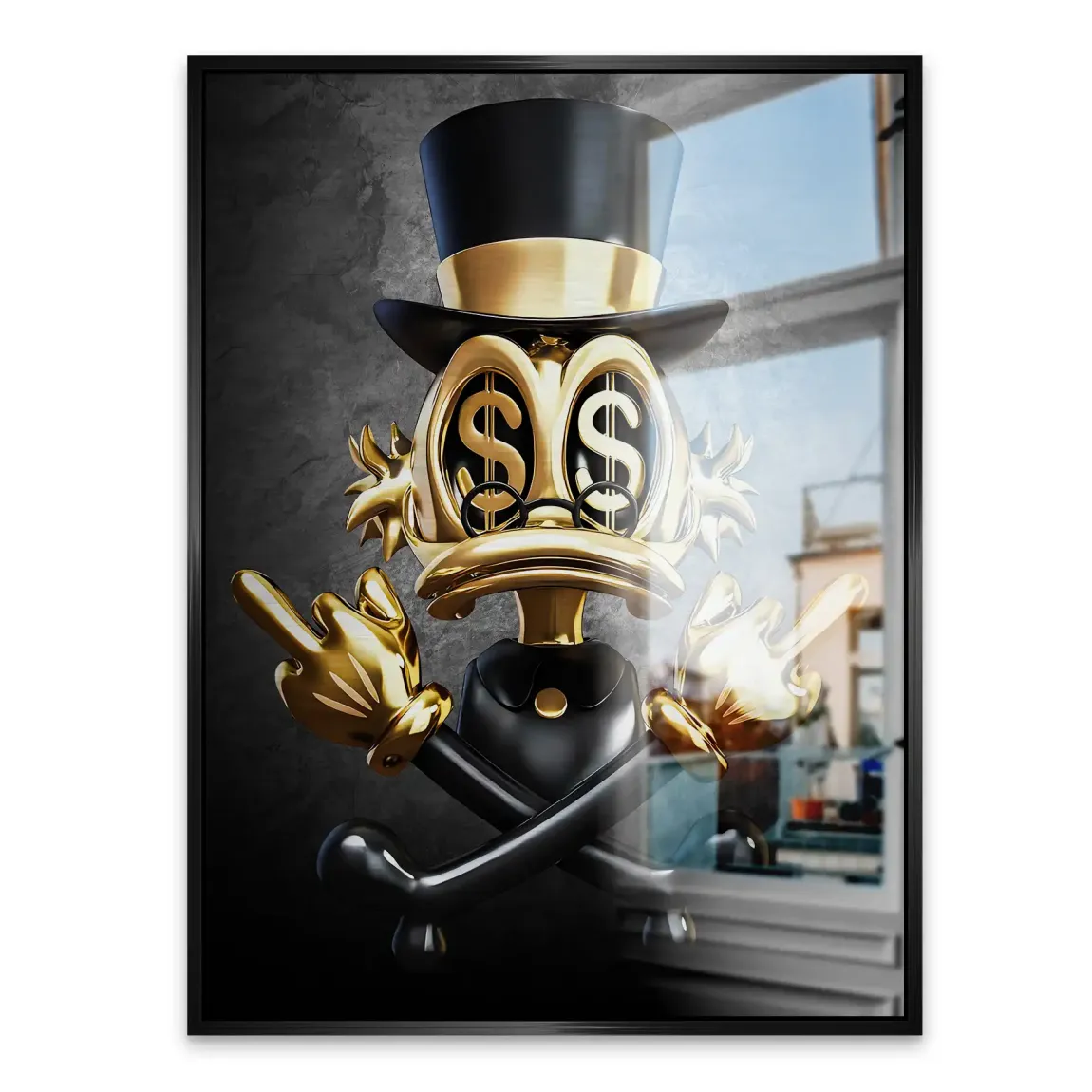 Dollar Vision Duck Alu Gebürstet Bild