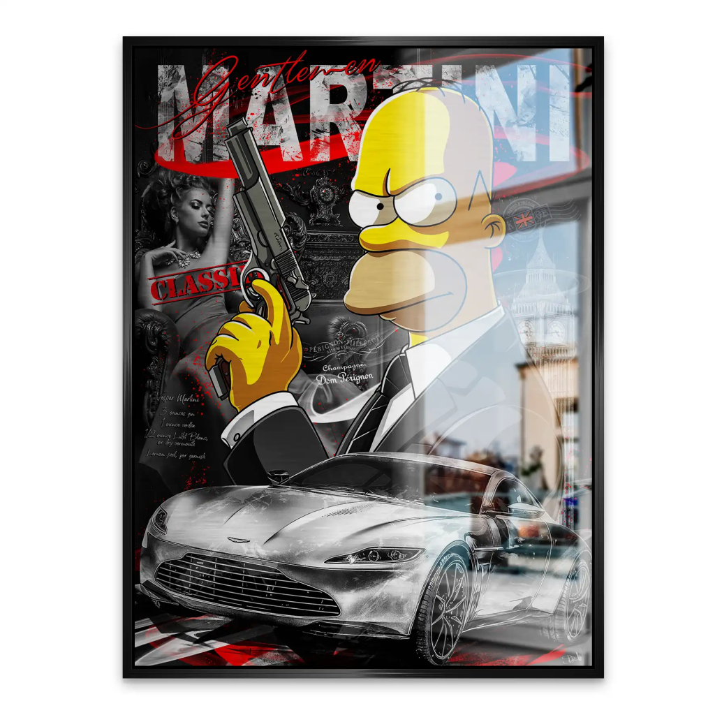 Homer Bond Style Aludibond Gebürstet INGALERIE