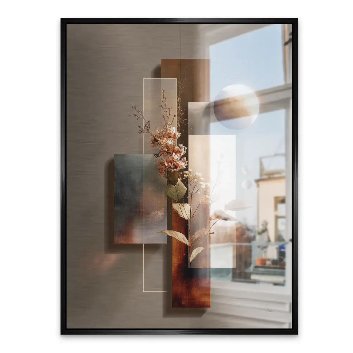 Celestial Bloom Harmony Alu Gebürstet Bild