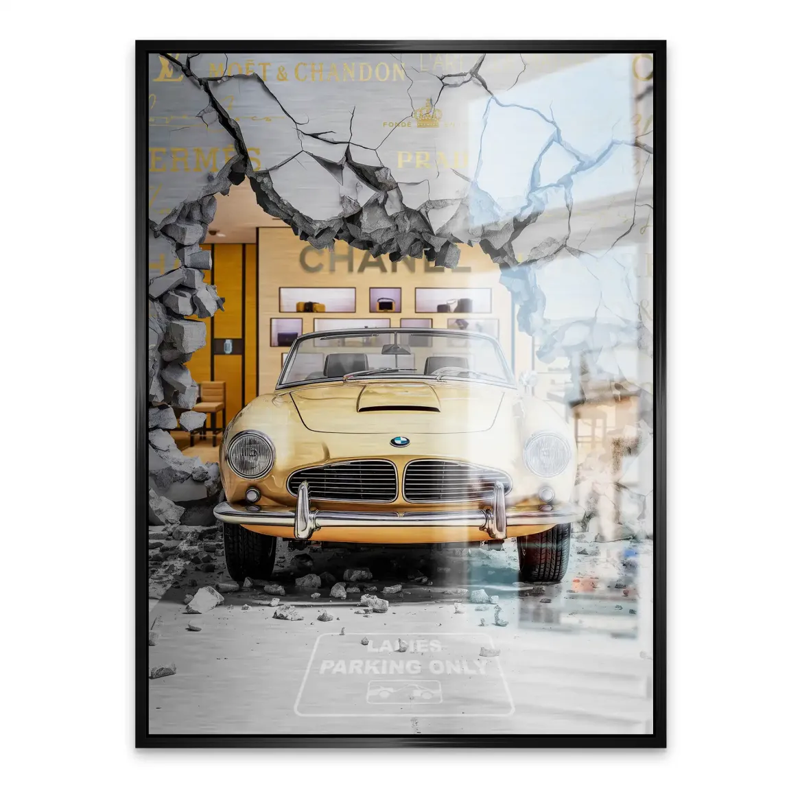 Luxury Shopping Alu Gebürstet Bild