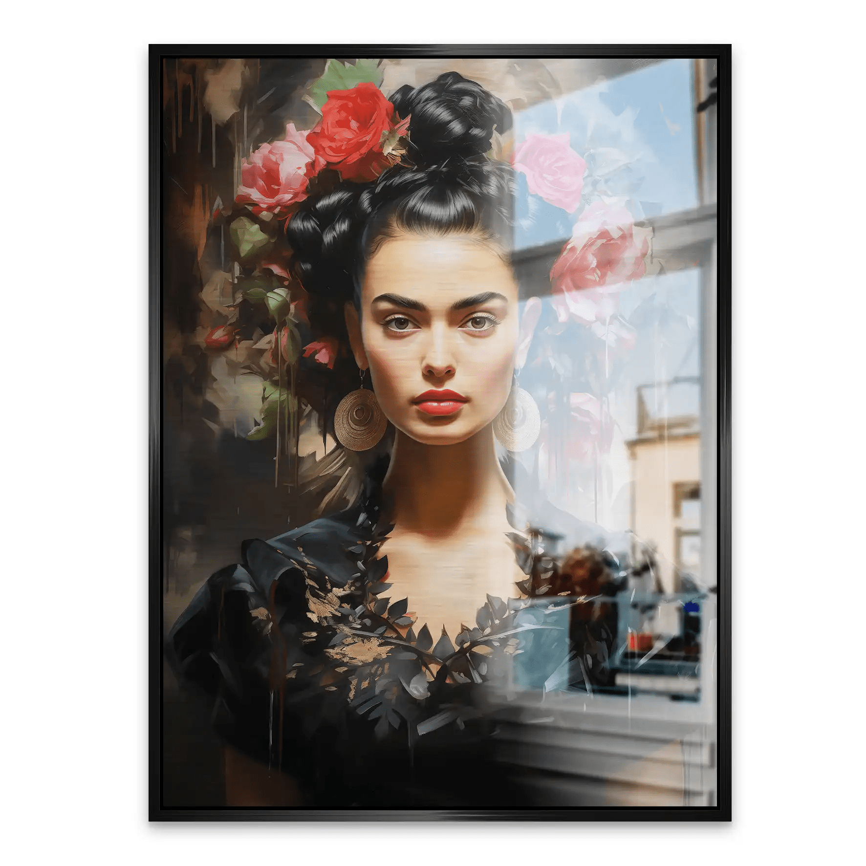 Frida Kahlo Beauty Aludibond Gebürstet INGALERIE