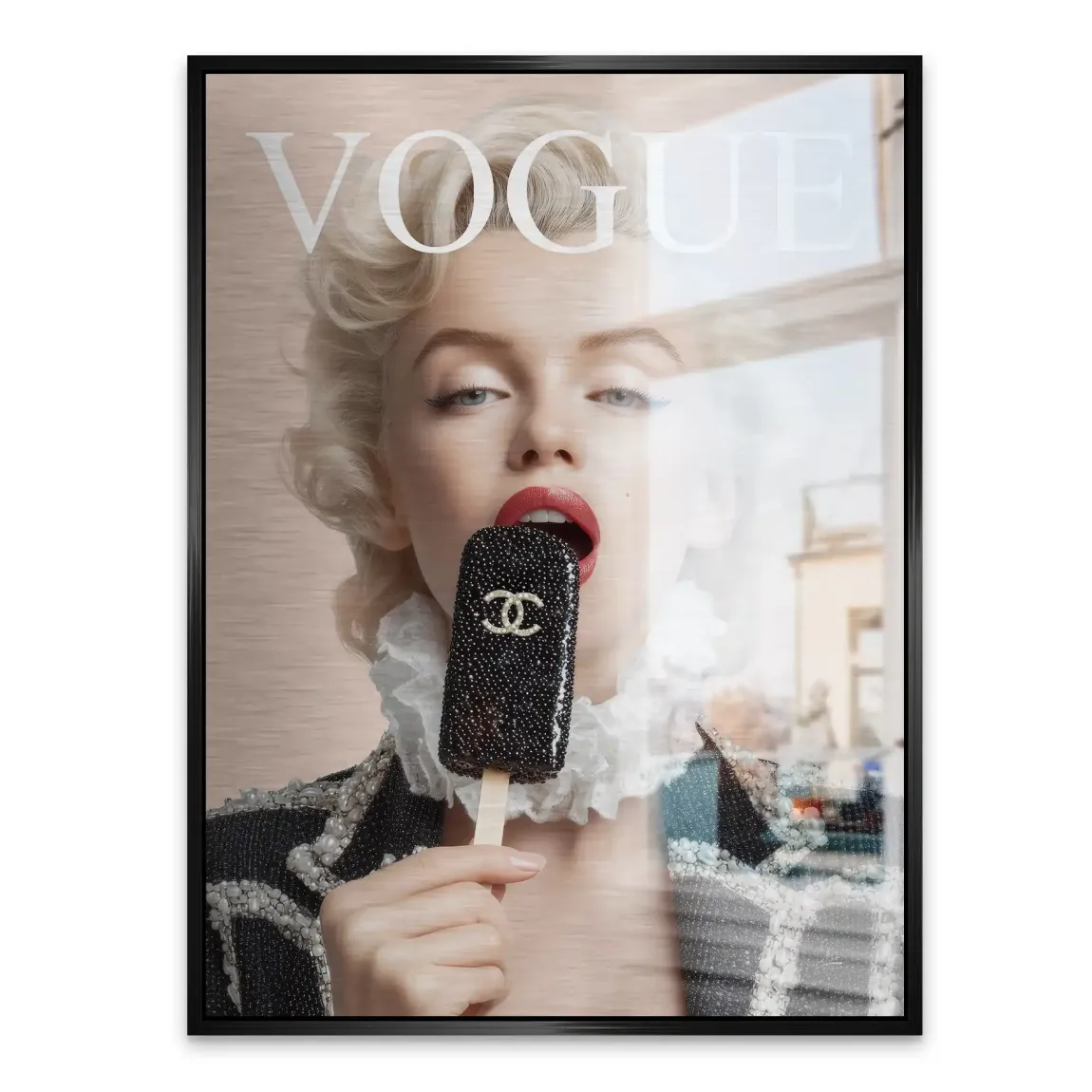 Marilyn Coco Eis Alu Gebürstet Bild