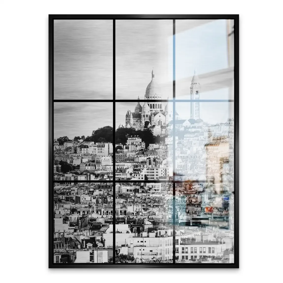 Montmartre Paris Alu Gebürstet Bild