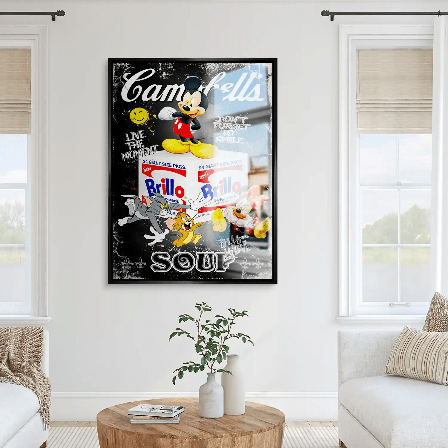 Micky Brillo Box Pop Art Alu Gebürstet INGALERIE