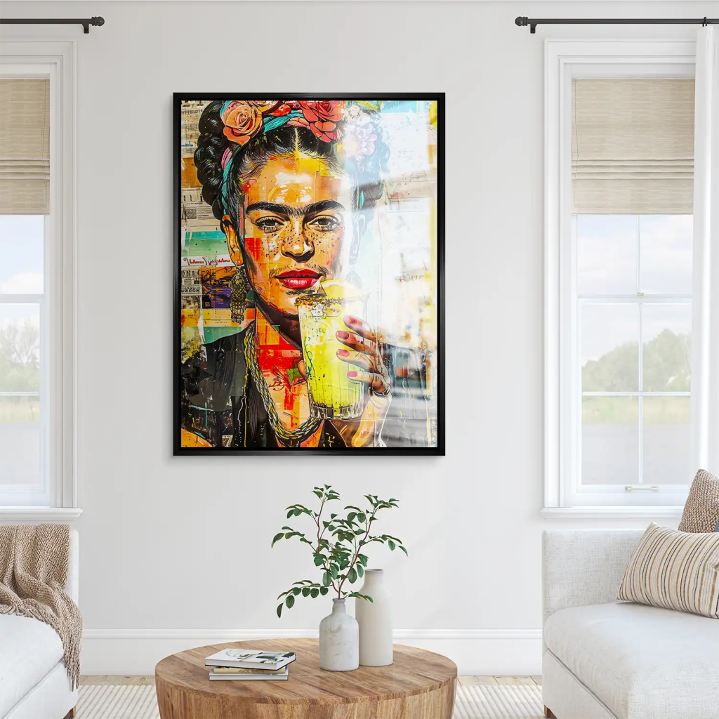 Frida Mexico Art Aludibond Gebürstet INGALERIE