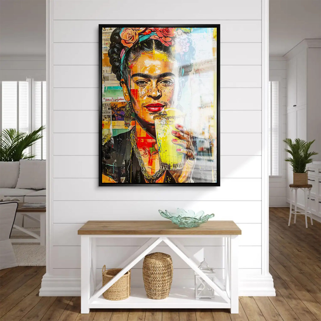 Frida Mexico Art Aludibond Gebürstet INGALERIE